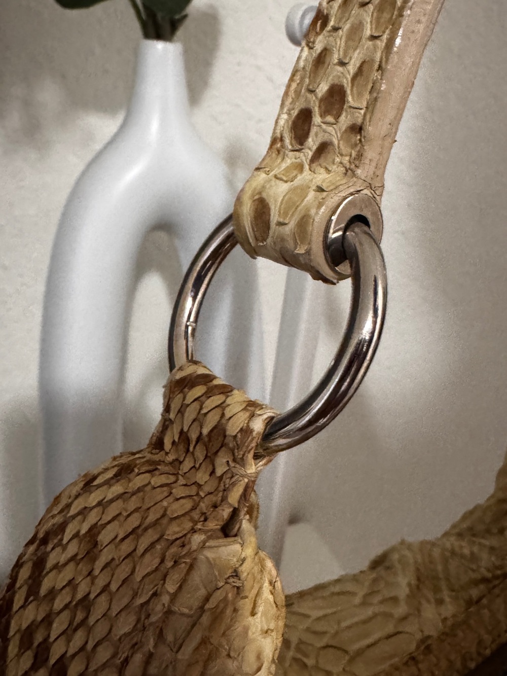Prada Beige Cargo PythonShoulder Bag - Picture 11 of 16
